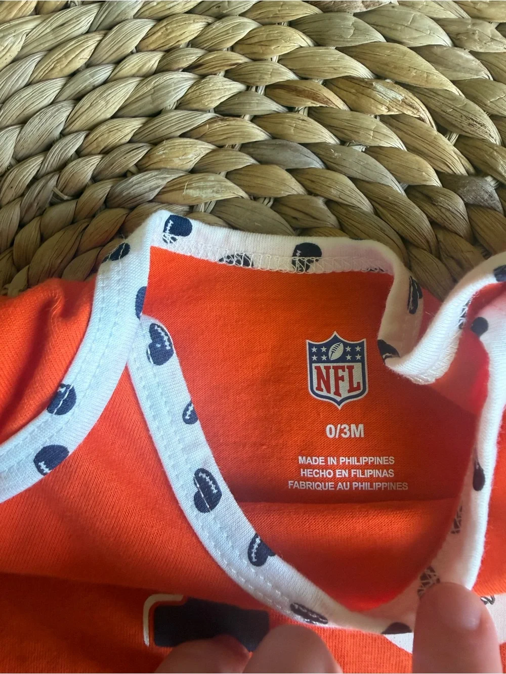 NFL Broncos Baby Girl Set